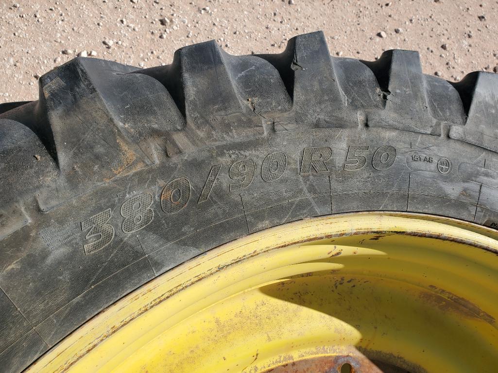 (2) John Deere Wheels/ Tires 380/90R50