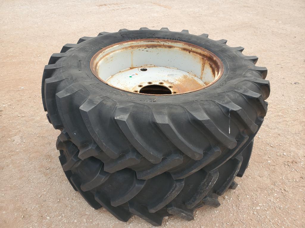 (2) Tractor Duals w/Tires 18.4 R 38