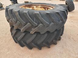 (2) Tractor Duals w/Tires 18.4 R 38