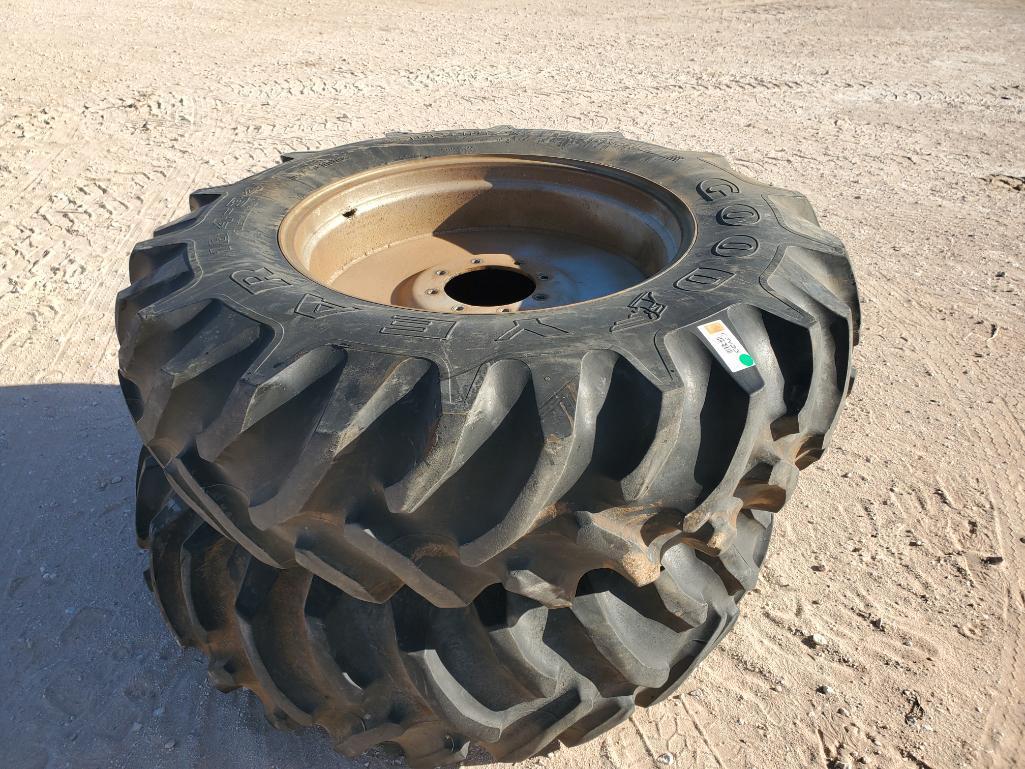 (2) Tractor Duals w/ Tires 18.4-34