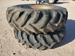 (2) Tractor Duals w/ Tires 18.4-34