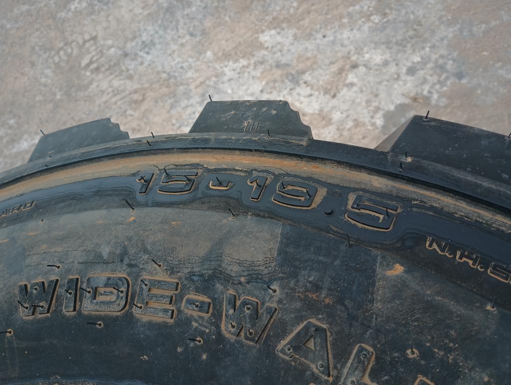 Unused Wheels w/ Foam Filled Tires for Genie Telehandler