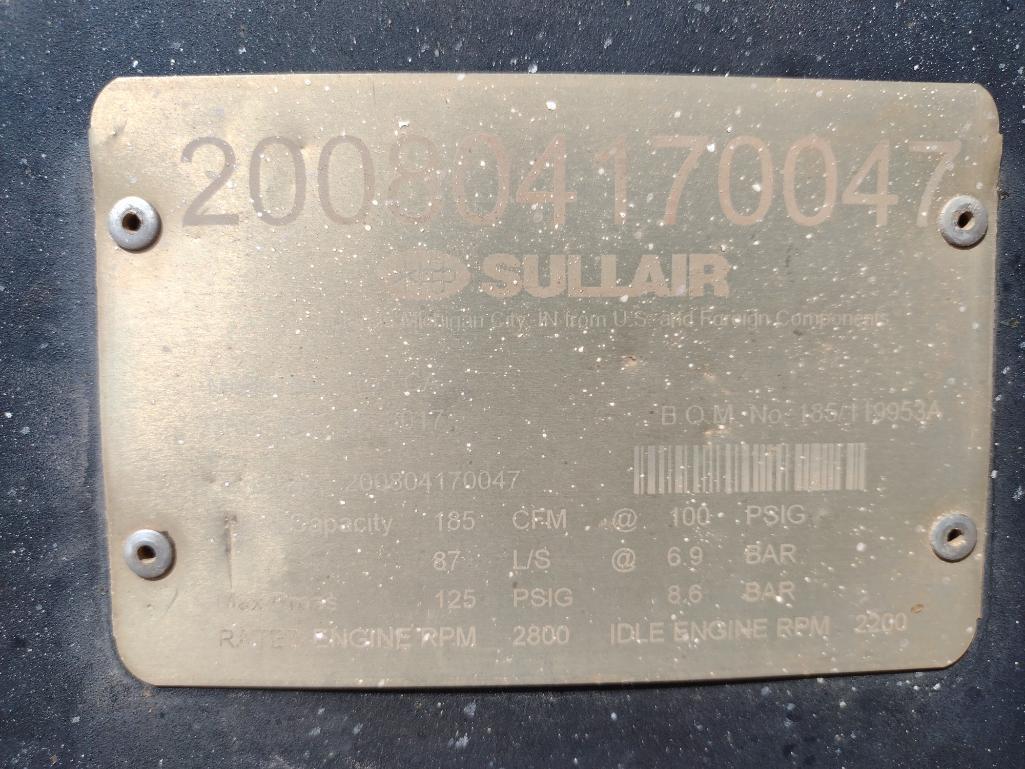 Sullair 185 Portable Air Compressor