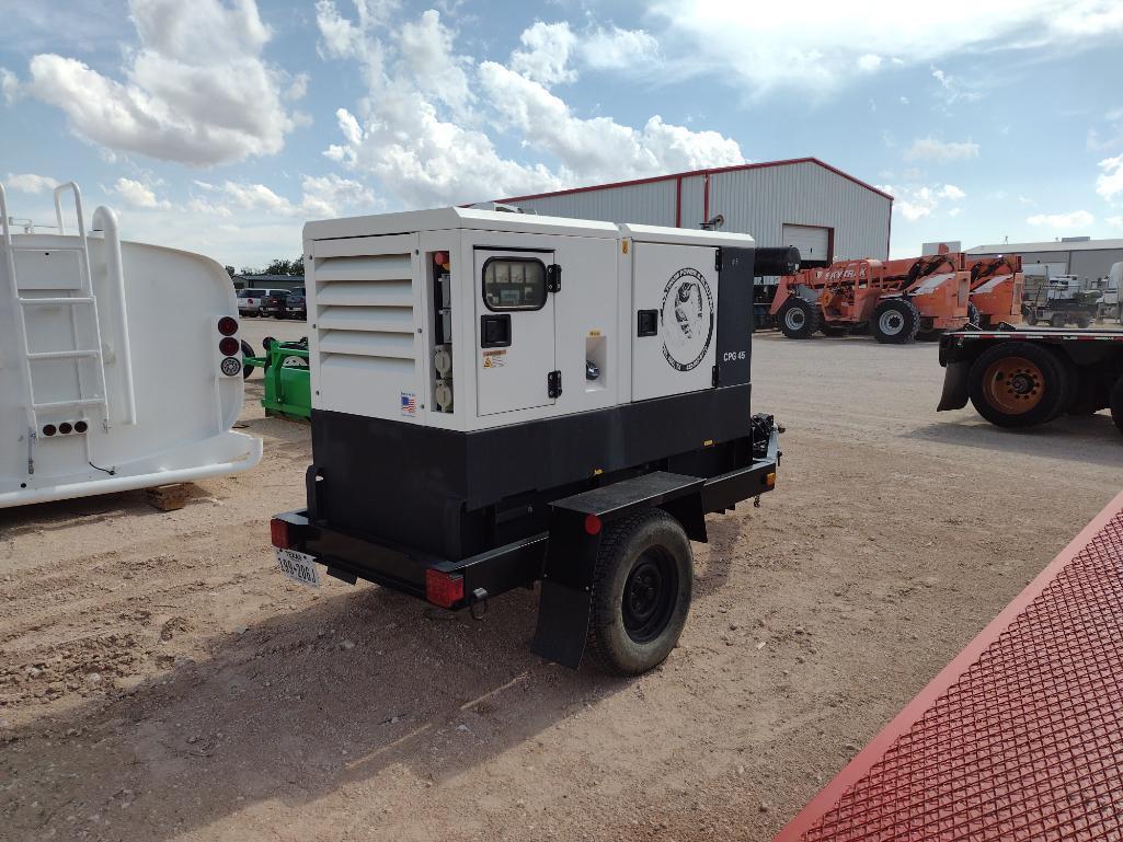 2014 Atlas Copco CPG 45 Generator W/ EB Trailer