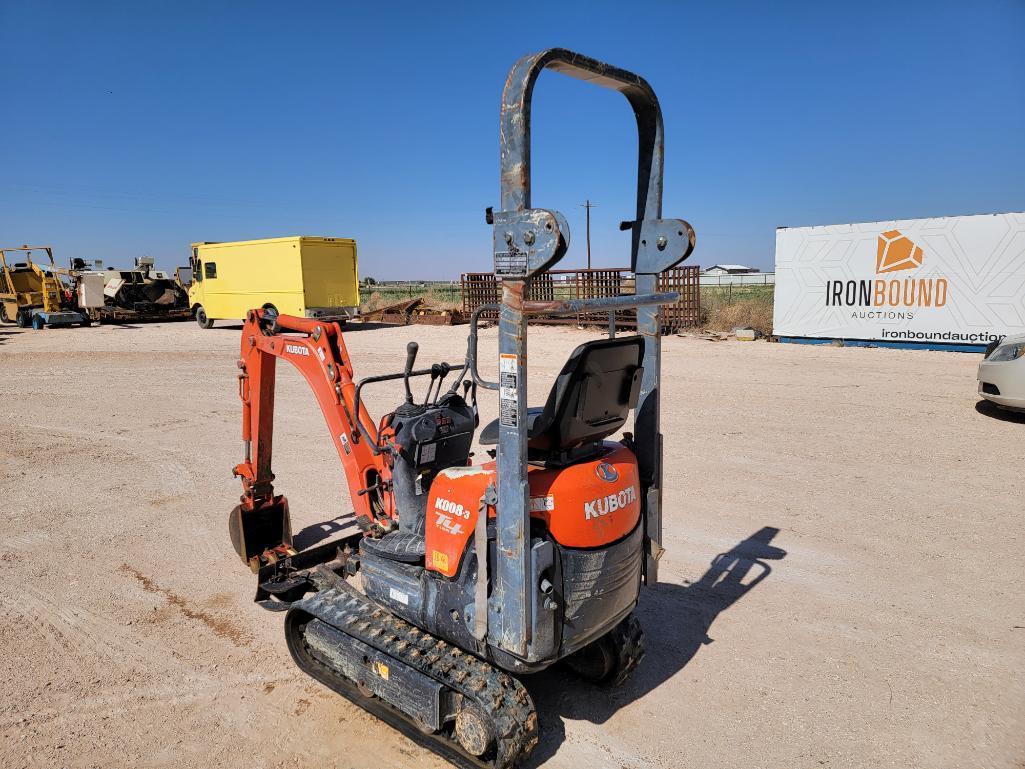 Kubota K008-3 Mini Excavator