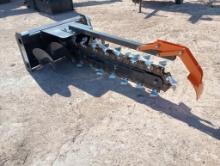 Wolverine TCR-12-48H Trencher (Skid Steer Attachment)