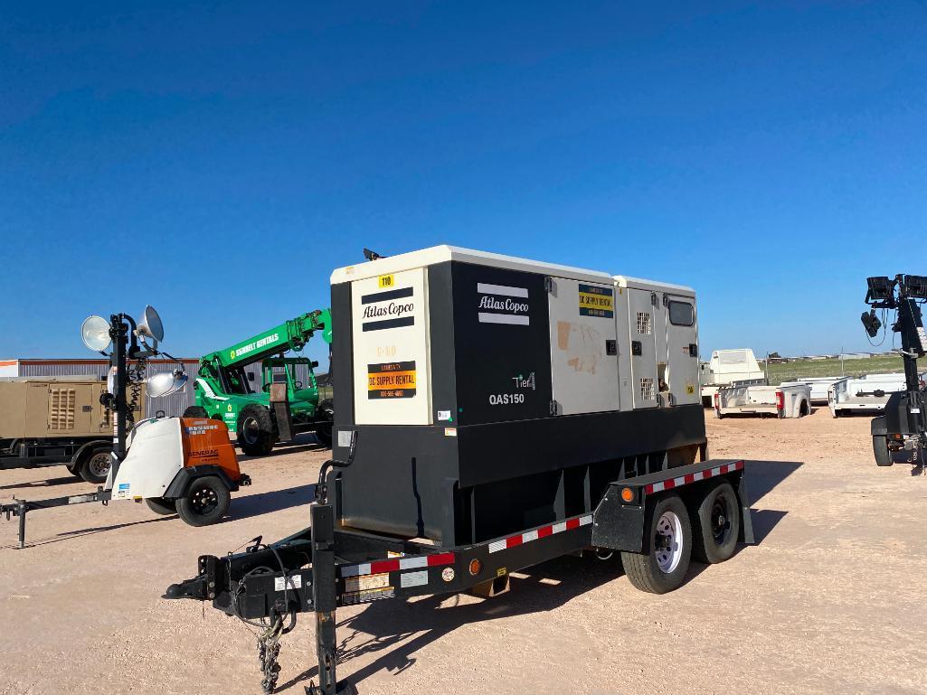 2017 Atlas Copco QAS 150 Portable Generator