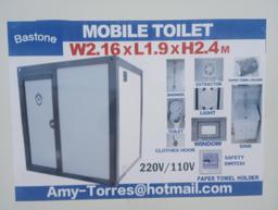 Unused Bastone Portable Toilet w/ Shower