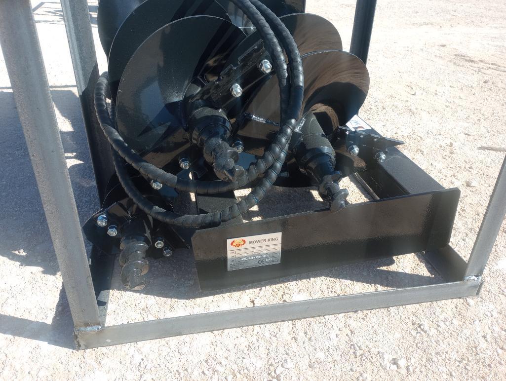 Unused Mower King SSECAG-Y Heavy Duty Skid Steer Auger