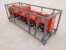 Unused Mower King TAS81 Rotary Tiller (3 Point Hitch Attachment)