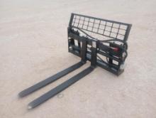 Unused SA-AD Hydraulic Pallet Forks (Skid Steer Attachment)