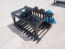 Unused KC Single Cylinder 48" Skeleton Grapple Bucket (Skid Steer Attachment)