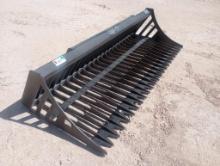 Unused 78" Rock Bucket (Skid Steer Attachment)