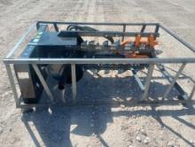 Unused Mower King ECSSCT72 Trencher (Skid Steer Attachment)