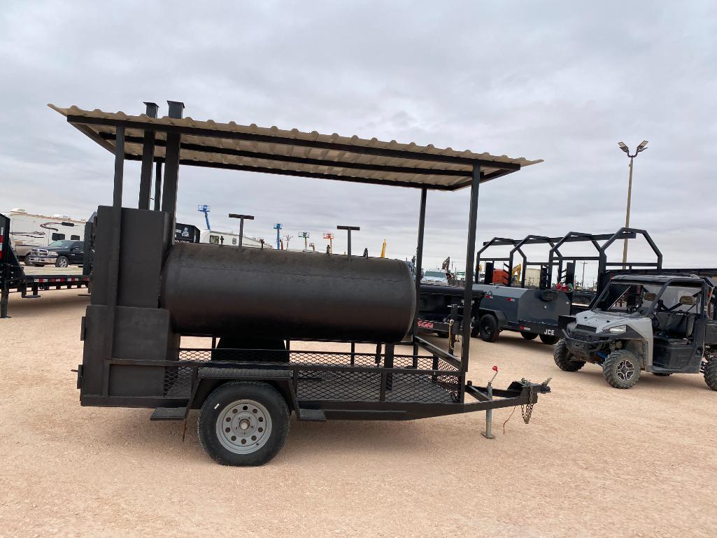 Shop Made Portable BBQ Smoker Trailer