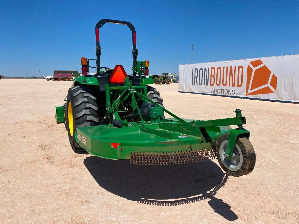 John Deere 4044M Tractor w/ Frontier RC2072 Rotary Mower