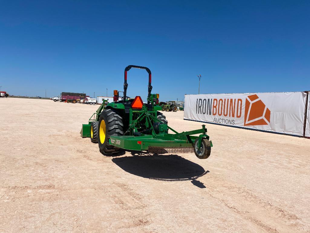 John Deere 4044M Tractor w/ Frontier RC2072 Rotary Mower