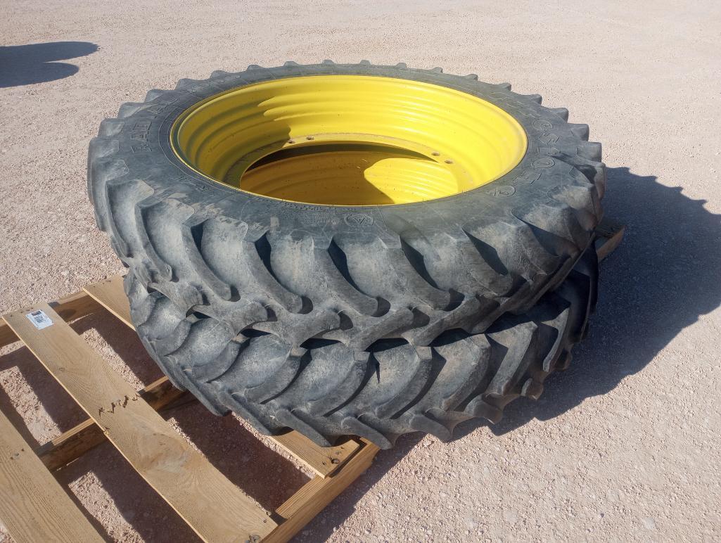 (2) John Deere Wheels w/Tires 320/90R42