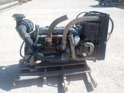 6 Cyl Diesel Engine with Radiator