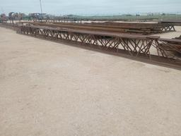 (5) 39Ft x 2Ft Metal Trusses