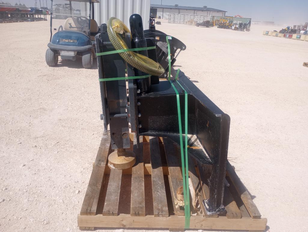 Unused Distributions SB40-SLP Post Driver (Skid Steer Attachment)