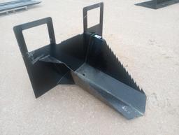 Unused 40'' Skid Steer Spade Bucket