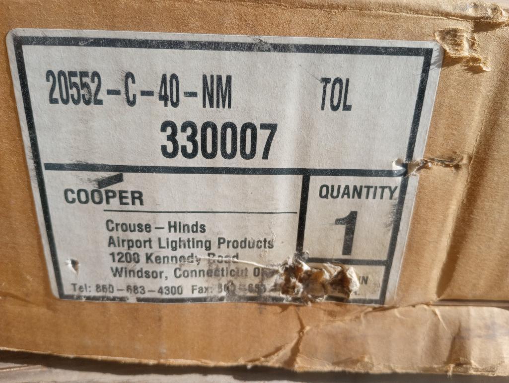 (2) Box of Recessed Light Covers, (2) Cooper Crouse Hinds Lighting, Misc Items