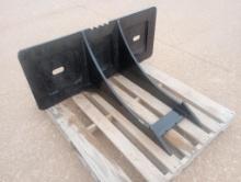 Unused Skid Steer Rock and Stump Digger