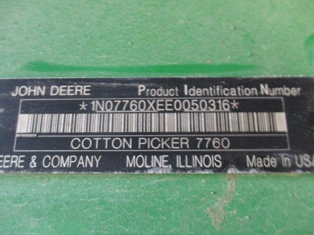 JD 7760 Cotton Picker (2014 model)