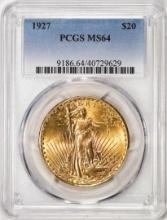 1927 $20 St. Gaudens Double Eagle Gold Coin PCGS MS64
