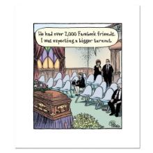 Bizarro "Facebook Funeral" Limited Edition Giclee on Paper