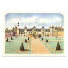 Rolf Rafflewski "Chateau de Fontainebleau" Limited Edition Lithograph on Paper