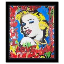 Nastya Rovenskaya "Marilyn Monroe I" Original Mixed Media on Paper
