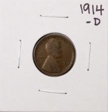 1914-D Lincoln Wheat Cent Coin