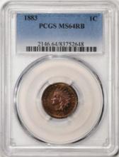 1883 Indian Head Cent Coin PCGS MS64RB