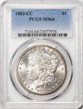 1883-CC $1 Morgan Silver Dollar Coin PCGS MS64