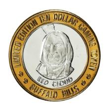 .999 Silver Buffalo Bills Resort & Casino Primm, NV $10 Limited Edition Gaming Token