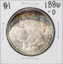 1886-O $1 Morgan Silver Dollar Coin Amazing Toning