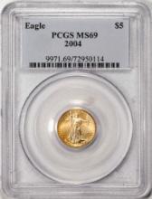 2004 $5 American Gold Eagle Coin PCGS MS69
