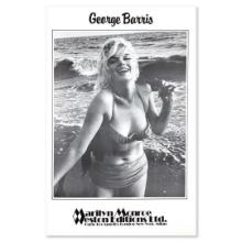 George Barris (1922-2016) "Feelin' the Surf, Santa Monica Beach 1962" Poster On Paper