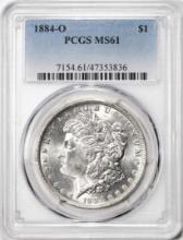 1884-O $1 Morgan Silver Dollar Coin PCGS MS61