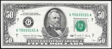 1988 $50 Federal Reserve Note Chicago