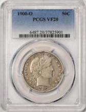 1900-O Barber Half Dollar Coin PCGS VF20