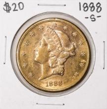 1888-S $20 Liberty Head Double Eagle Gold Coin