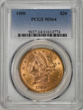1900 $20 Liberty Head Double Eagle Gold Coin PCGS MS64