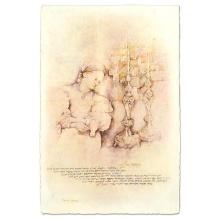Brachi Horen "Candle Prayer" Print Giclee on Paper