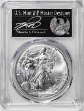 2021-(S) Ty. 1 $1 American Silver Eagle Coin PCGS MS70 Cleveland Signature FDOI