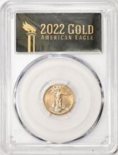 2022 $5 American Gold Eagle Coin PCGS MS70 First Strike