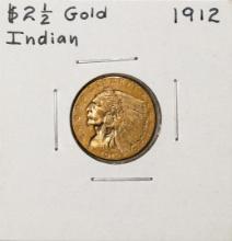 1912 $2 1/2 Indian Head Quarter Eagle Gold Coin