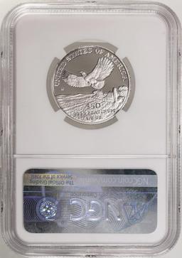 2000-W $50 Proof American Platinum Eagle Coin NGC PF69 Ultra Cameo